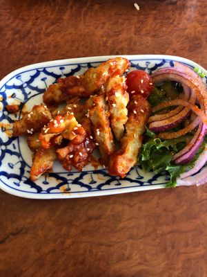 Hot fried Chicken  at Madame K's Vegetarian - Williamstown in Williamstown