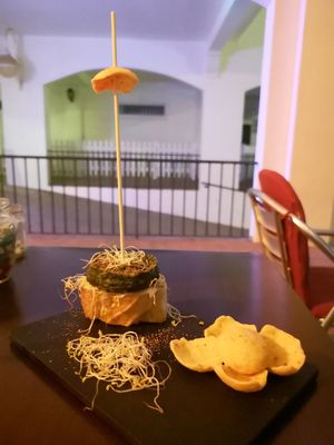 Vegan Burger at FAMA Aperitif Bar in Benalmadena