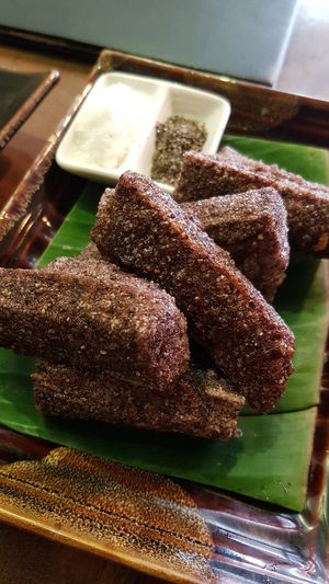 Fried khaw poat at Shan Kitchen in Yangon