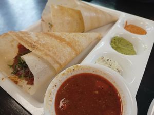 Pav bhaji dosa at Shiv Sagar - Juhu Tara Rd in Mumbai