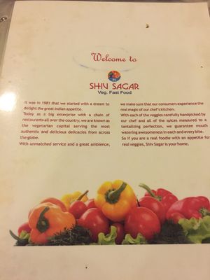Menu at Shiv Sagar - Juhu Tara Rd in Mumbai