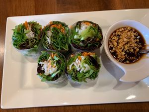 Fresh spring rolls   at Banana Blossom in Cleveland