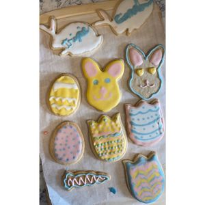Easter cookies at Sea Salt & Cinnamon in Muncie