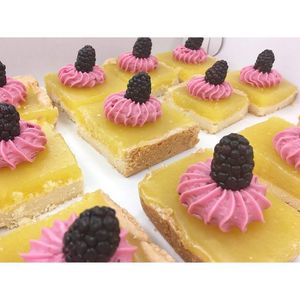 Lemon bars at Sea Salt & Cinnamon in Muncie