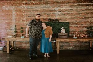 Owners, Amanda and Kyle Reninger at Sea Salt & Cinnamon in Muncie