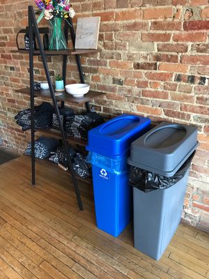 they recycle!❤️  at Sea Salt & Cinnamon in Muncie