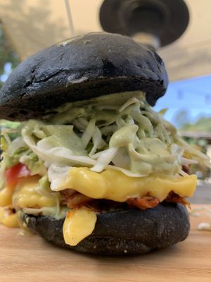 Blackjack - BBQ Jackfruit burger at Okere Falls Store in Rotorua