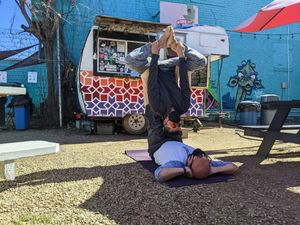 Hanging out for a shake. at MIlky Way Shakes in Austin