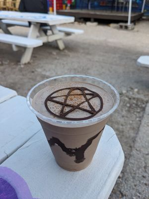 Grackle Massacre (small size) at MIlky Way Shakes in Austin