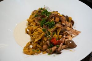 pasta at Tsai Chi Ya - Vegetable Market - Vegan Project in Taichung