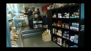 Inside  at The Bayleaf Delicatessen in Orkney Islands