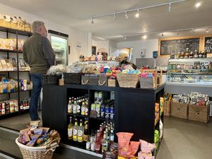 Inside the shop   at The Bayleaf Delicatessen in Orkney Islands
