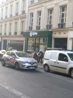 From the street at 2VShop in Paris