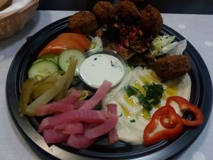 Falafel full at Falafel Full in Warsaw