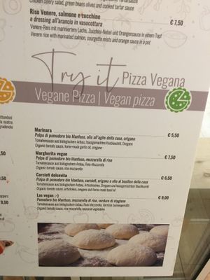 Menu  at La Taverna in Levico Terme