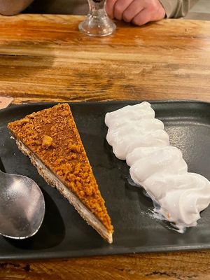 Vegan biscoff cheesecake at Mr Singh's in Wolverhampton