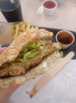 Chickn  at Greazy Vegan in Cardiff