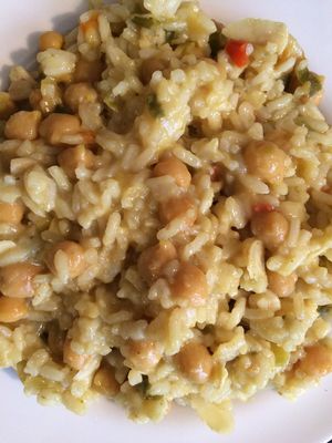 Vegan rice and chickpea curry at Naturgut  in Leinfelden-echterdingen