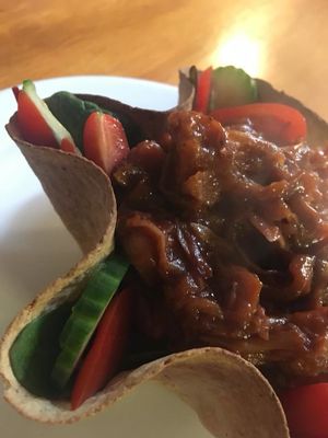 BBQ JackFruit at Castle Inn in Criccieth