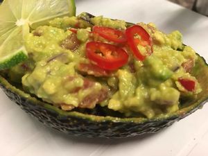 Homemade Guacamole!  at Castle Inn in Criccieth
