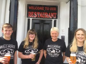 Our Local Draught Beers are Vegan! from Wild Horse Brewing in Llandudno at Castle Inn in Criccieth