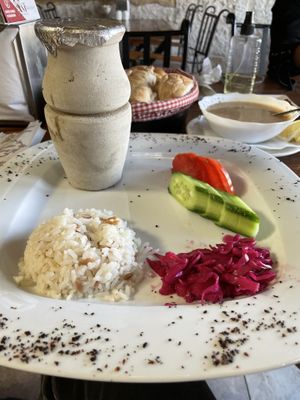 Veg Clay pot at Silk Road Cafe and Restaurant in Goreme