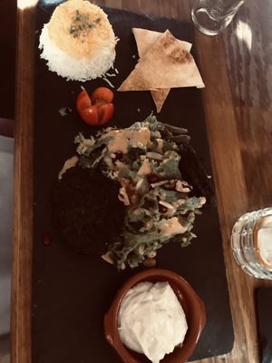 Spinach(vegetarian) at Parissas in Hamburg