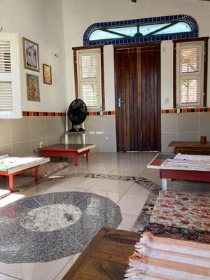 Espaço nos fundos do restaurante, precisa chegar cedo pq geralmente final de semana lota  at Centro Cultural Annapurna in Fortaleza