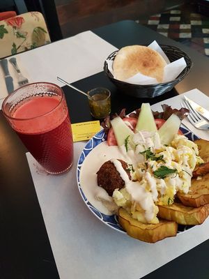 yummy at Farm Food Ink Cafe in Lisbon