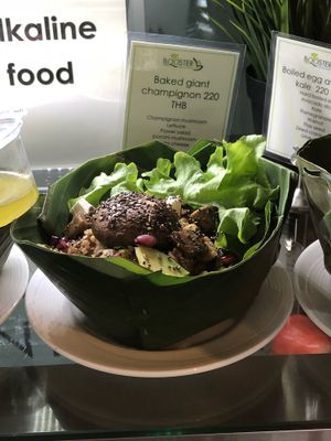 Big mushrooms salad  at Booster Deli & Cafe in Phuket