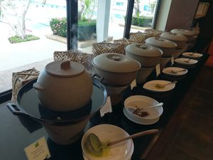 Main dishes and soup at DiLite Restaurant in Phuket