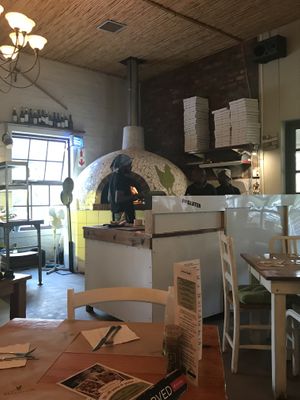 Pizza oven  at Massimo's in Hout Bay