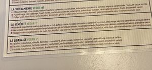 Vegan options  at TAPATAT in Brussels