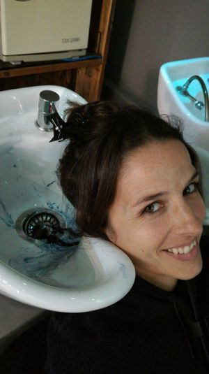 Colouring! at Z Vegan Hair Concept in Lisbon