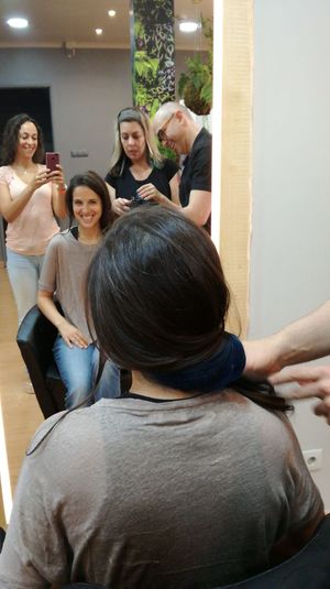 Hair style! at Z Vegan Hair Concept in Lisbon