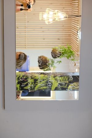 Decoration detail. at Z Vegan Hair Concept in Lisbon