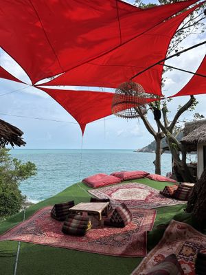 Outside  at Bamboo in Koh Phangan