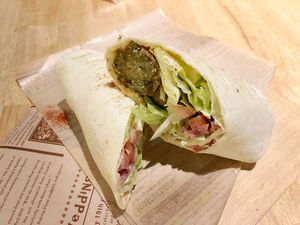 Falafel Wrap 佛拉佛卷餅 at Happy Green - Tainan Wei Le Lu in Tainan
