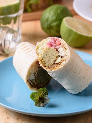Falafel Burrito 佛拉佛捲餅 at Happy Green - Tainan Wei Le Lu in Tainan