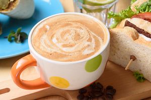 Soy Milk Latte 不拉花豆奶拿鐵 at Happy Green - Tainan Wei Le Lu in Tainan