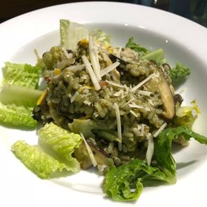 Pesto Mushroom Risotto 青醬鮮菇燉飯 at Happy Green - Tainan Wei Le Lu in Tainan