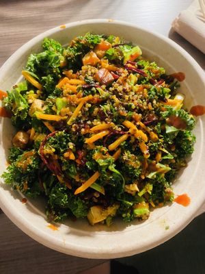 Sriracha Ginger Tofu Saladd  at CoreLife Eatery in Indianapolis