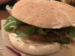 Falafel Burger  at Cafe Del Sol  in Filderstadt