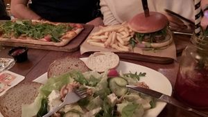 Fallafel Burger at Cafe Del Sol  in Filderstadt