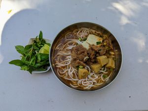 Bodhi Spicy Noodle Soup. at Bodhi Viet Vegan in Austin