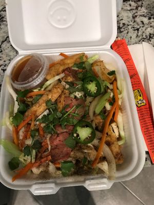 Oh so yummy!!!  at Bodhi Viet Vegan in Austin