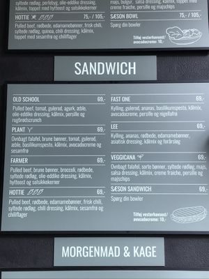 Lots of options at We Feat Pure Organic in Aalborg