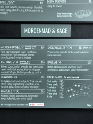 Lots of options   at We Feat Pure Organic in Aalborg