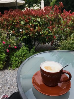 Cappucino at Cafe Moller in Unna