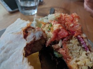 Falafel pita is also fantastic at Kuppila in Nara